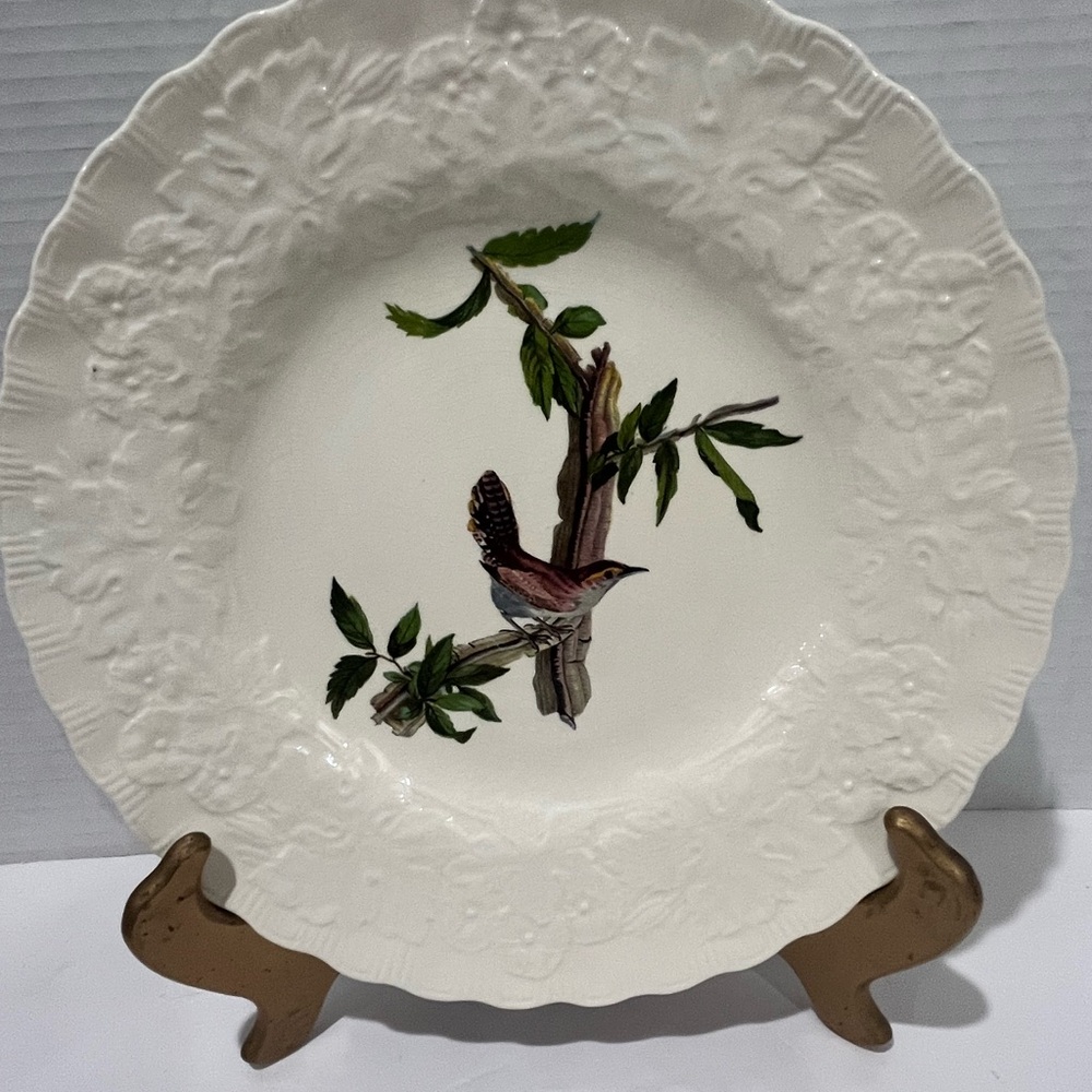 ALFRED MEAKIN England Bewick's Wren Audobon's Birds of America Decor Plate